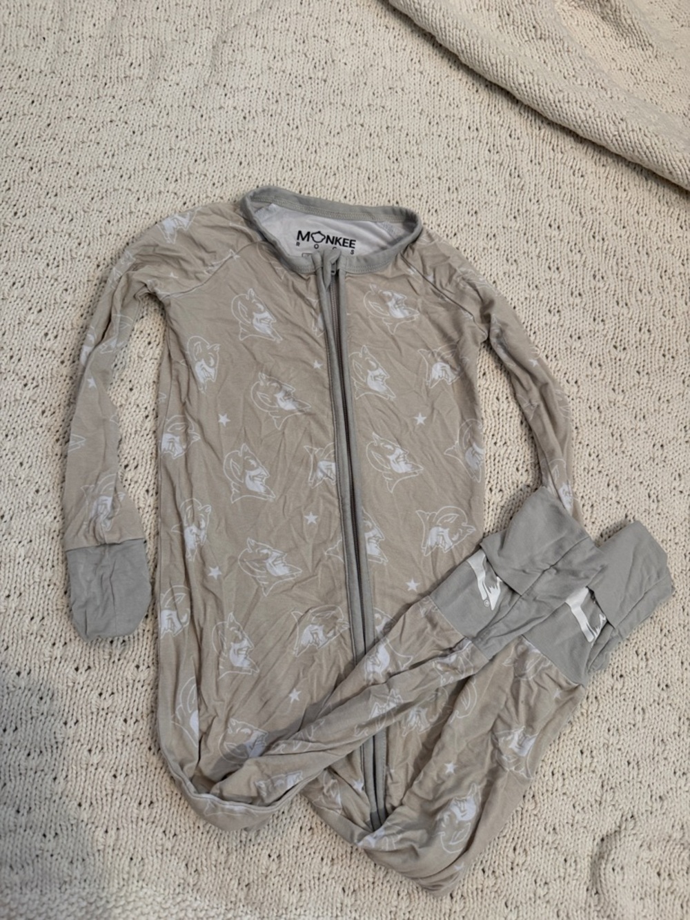 Duke University Footed One-Piece